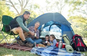 camping as a family